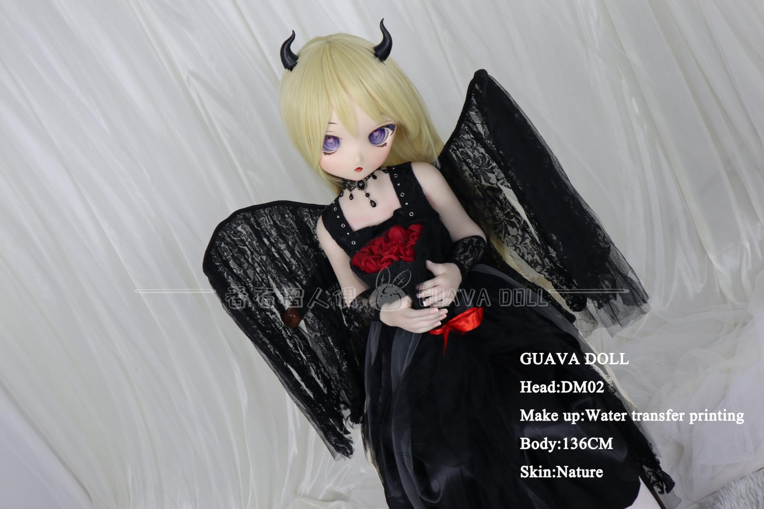 Amazon.co.jp: Guava doll 1:1 悪魔ちゃん 136cm 高さ TPE素材 等身手